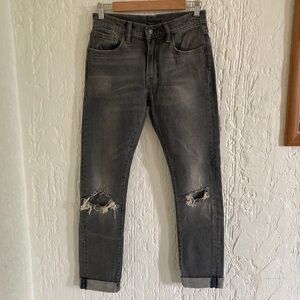 Levi’s Vintage Black Dark Gray 505 Jeans Size 27 x 32